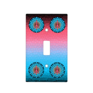 Peace ~ Sun Light Switch Cover