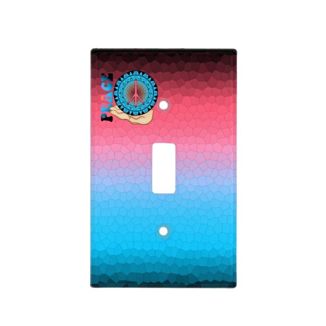 Peace ~ Sun Light Switch Cover (Front)