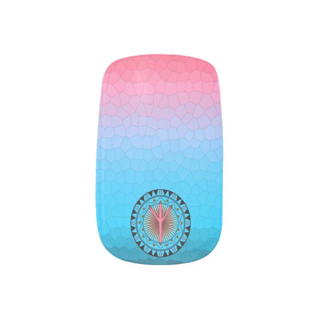 Peace ~ Sun Minx Nail Art (Right Thumb)