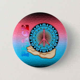 Peace ~ Sun Pinback Button