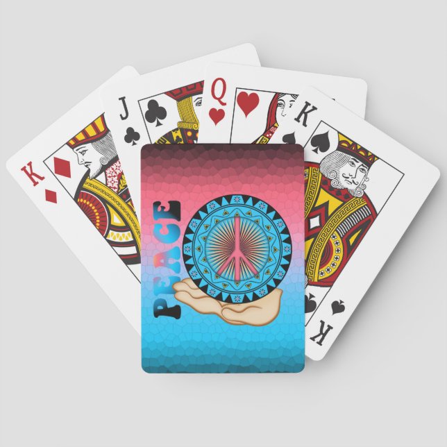 Peace ~ Sun Poker Cards (Back)