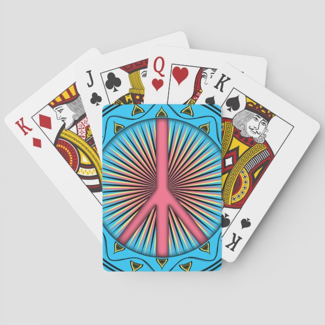 Peace ~ Sun Poker Cards (Back)