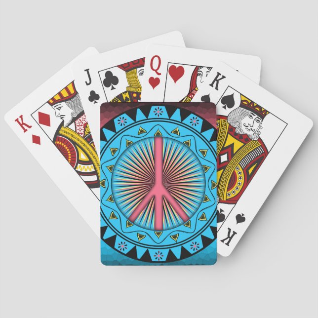 Peace ~ Sun Poker Cards (Back)