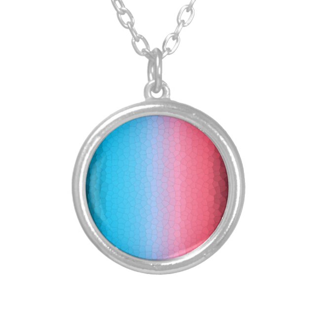 Peace ~ Sun Silver Plated Necklace (Front)