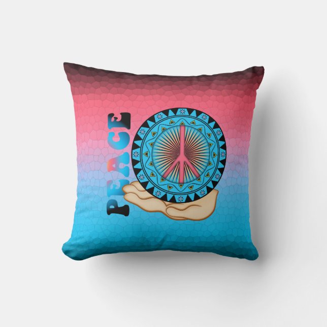 Peace ~ Sun Throw Pillow (Front)