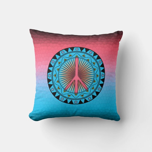 Peace ~ Sun Throw Pillow (Front)