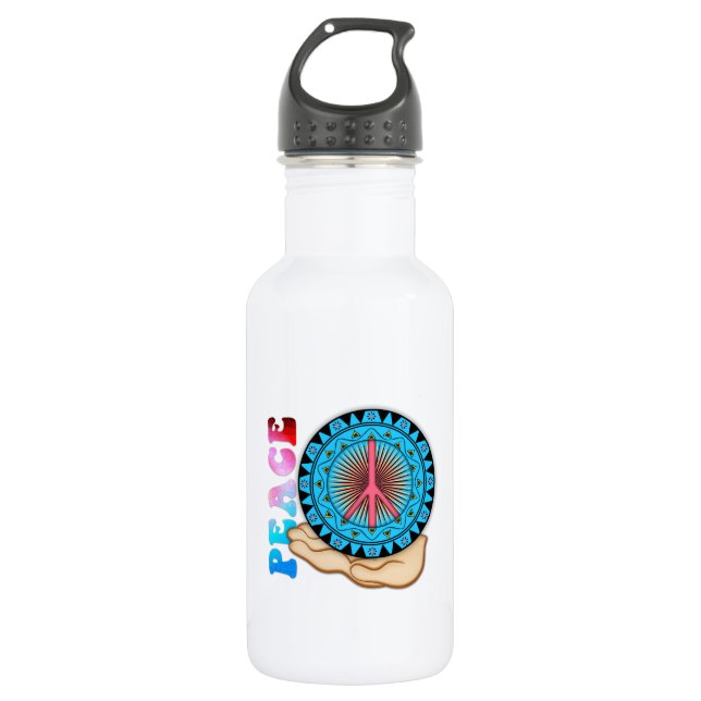 Peace ~ Sun Water Bottle (Front)