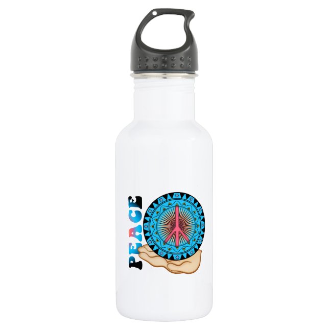 Peace ~ Sun Water Bottle (Front)