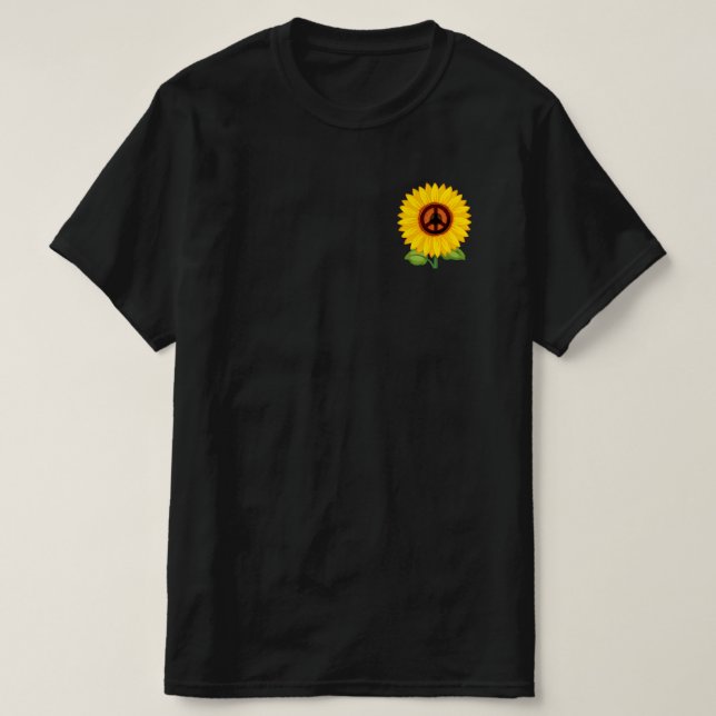 PEACE SUNFLOWER T-Shirt (Design Front)