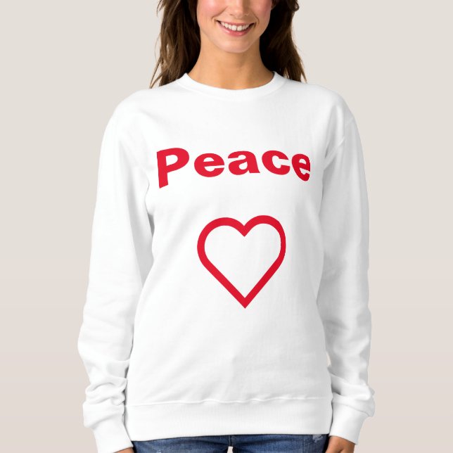 peace sweatshirt (Front)