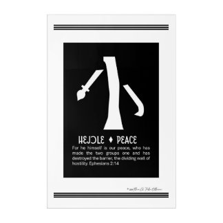 Peace Symbol - African Christian Symbol Acrylic Print