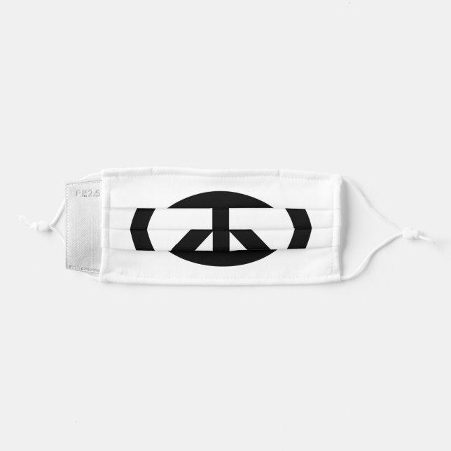 USA Peace Sign Circle Face Mask