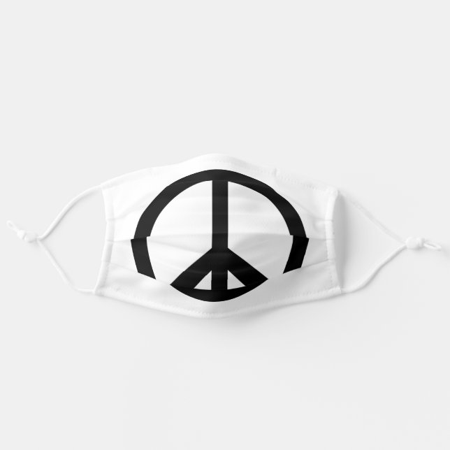 USA Peace Sign Circle Face Mask