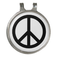 Peace symbol Anti War black white simple
