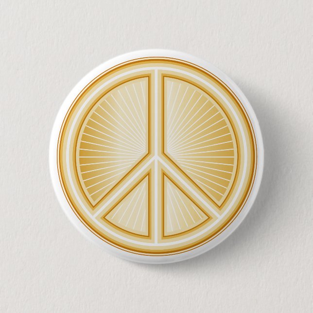 Peace Symbol Button (Front)