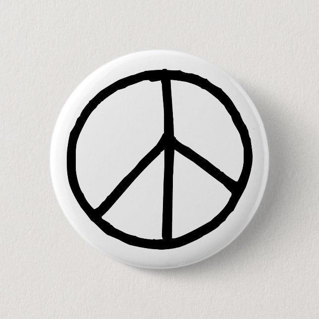 Peace Symbol Button (Front)