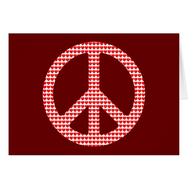 Peace Symbol Cards (Front Horizontal)