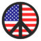 Peace Symbol Flag