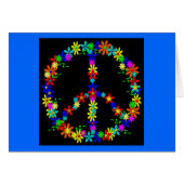 Peace Symbol Flower Power (Front Horizontal)