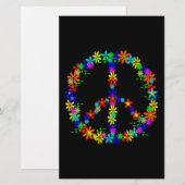 Peace Symbol Flower Power (Front/Back)