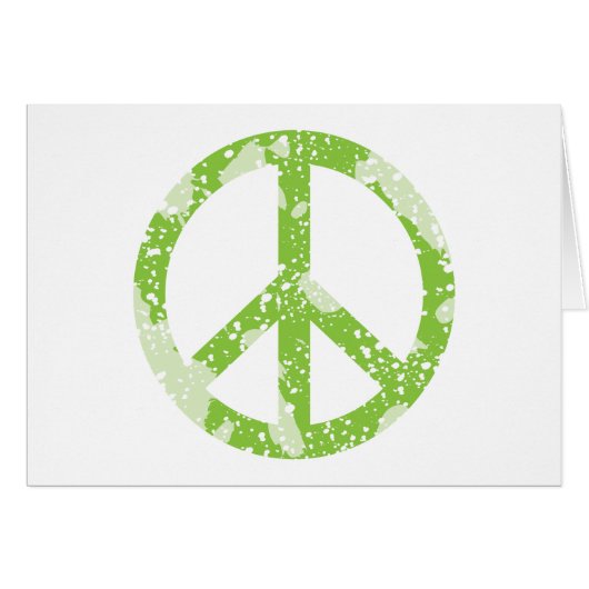 Peace Symbol (Green) Cards (Front Horizontal)