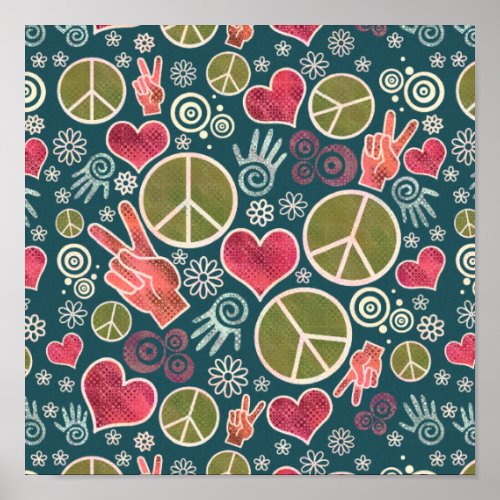Peace Symbol Hipster Pacifism Sign Design