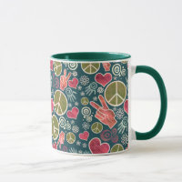 Peace Symbol Hipster Pacifism Sign Design