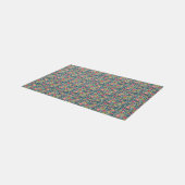 Peace Symbol Hipster Pacifism Sign Design Rug (Angled)