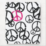 Peace symbol mouse pad<br><div class="desc">Peace symbol</div>
