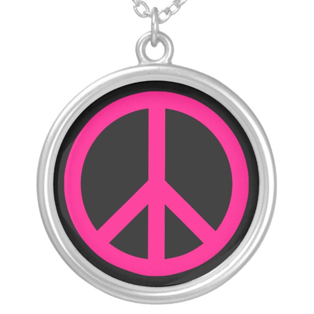 Peace Symbol Necklace (Front)