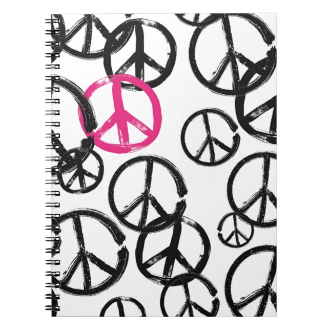 Peace symbol notebook (Front)