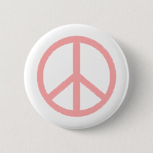 peace symbol pinback button (Front)