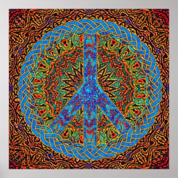 Peace Symbol Poster by thetreeoflife at Zazzle