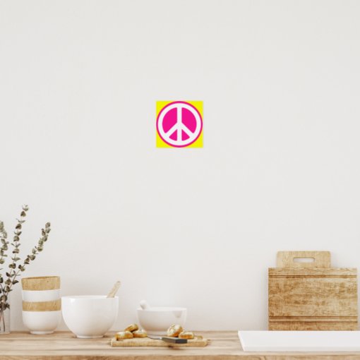 Peace Symbol Poster Zazzle