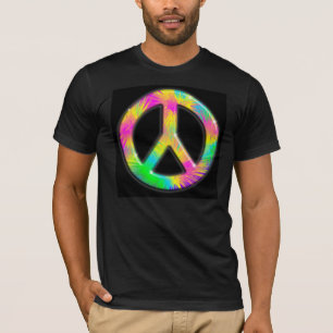 Peace Symbol Psychedelic Design T-Shirt