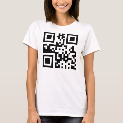 Peace  Symbol __ QR Code T_Shirt