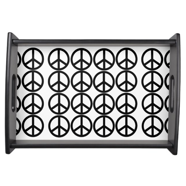 Peace Symbol Serving Tray (Front)