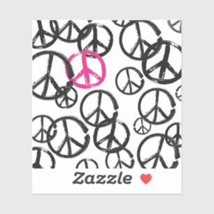 Peace symbol sticker