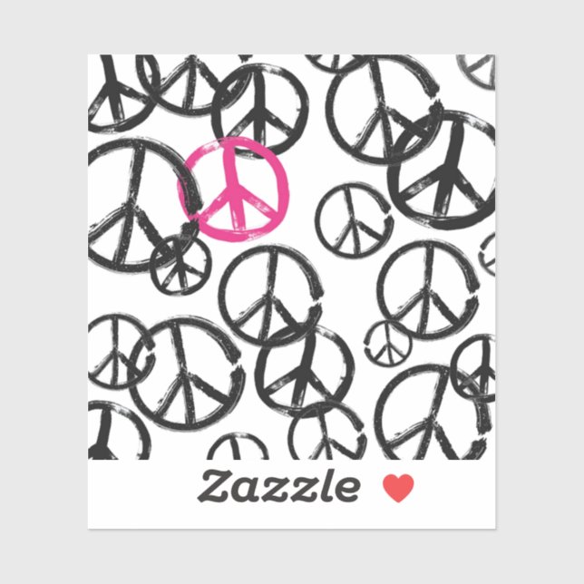 Peace symbol sticker (Sheet)