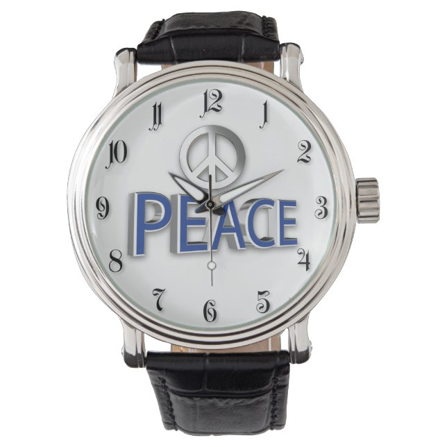 Peace symbol watch (Front)