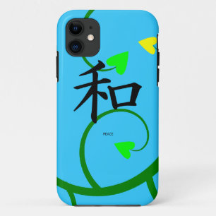 Peace Symbol with hearts iphone 5 Case
