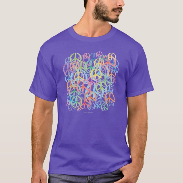 Peace Symbols Art T-Shirt (Front)
