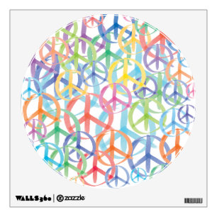 Peace Symbols Art Wall Decal