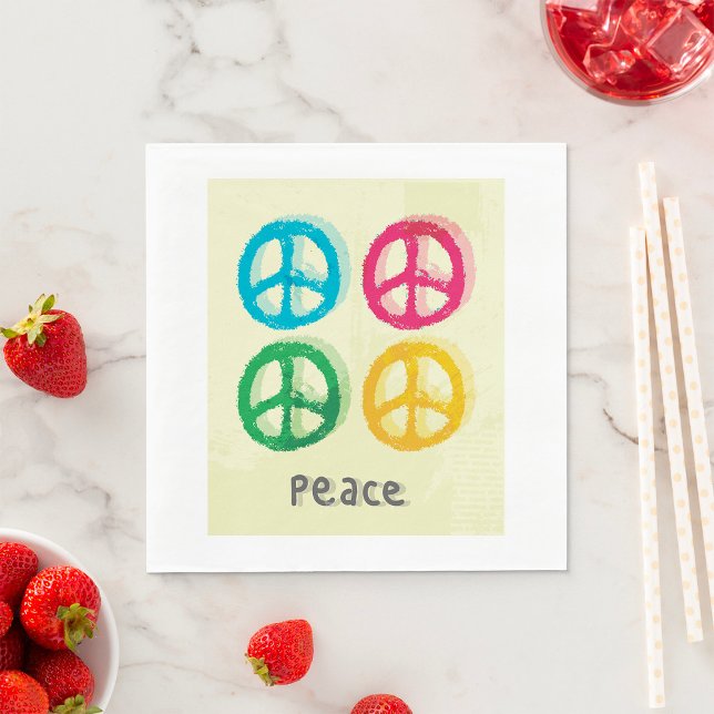 Peace Symbols Napkins (Creator Uploaded)