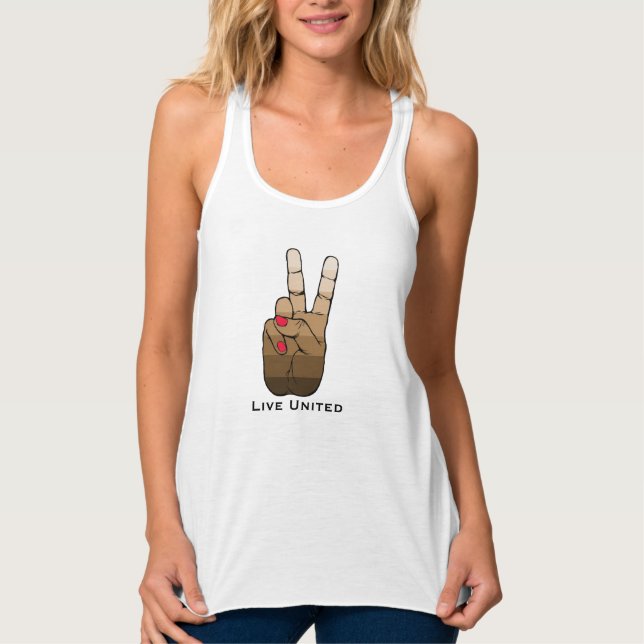 Peace Tank Red Top (Front)