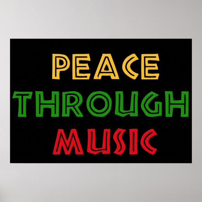 Peace Through Music Print