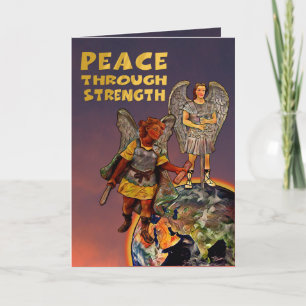 Peace Through Strength Holiday Card