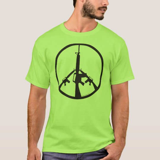 peace through superior firepower shirt uzi