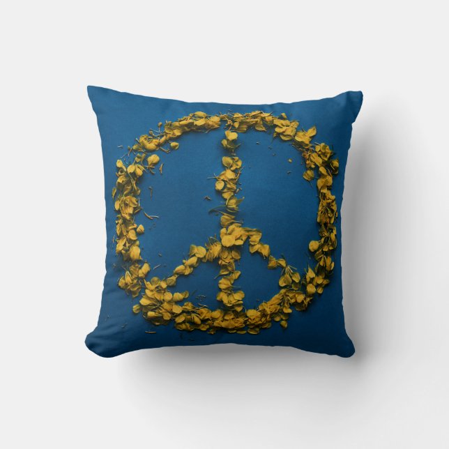 Peace Throw Pillow (Front)