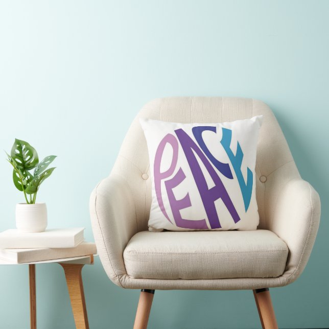 PEACE  THROW PILLOW (Chair)
